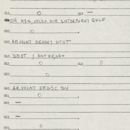 Eastern questionnaire, answ...