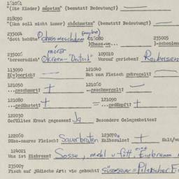 Western questionnaire, answ...