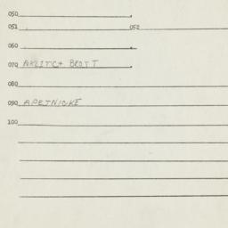 Eastern questionnaire, blue...