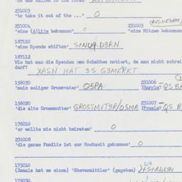 Western questionnaire, answ...