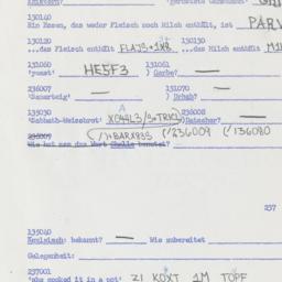 Western questionnaire, answ...