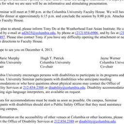 Announcements, 2013-12-04. ...