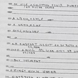 Eastern questionnaire, answ...