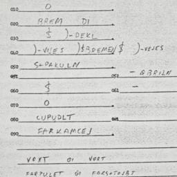 Eastern questionnaire, answ...