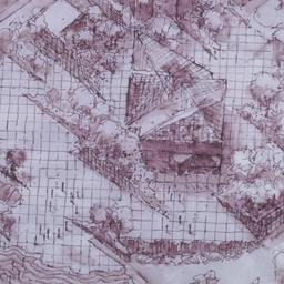 Aerial perspective drawing.