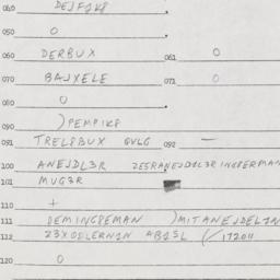 Eastern questionnaire, answ...