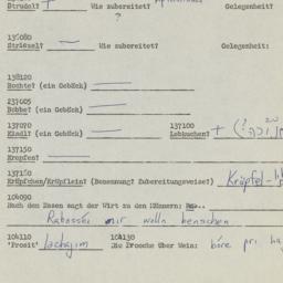 Western questionnaire, answ...