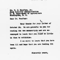 Letter from Charles Dollard...