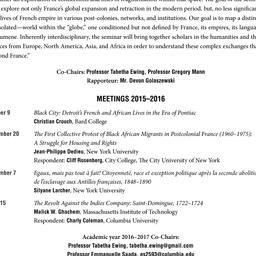 Schedules, Beyond France, s...