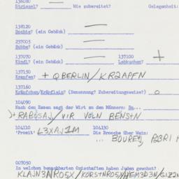 Western questionnaire, answ...
