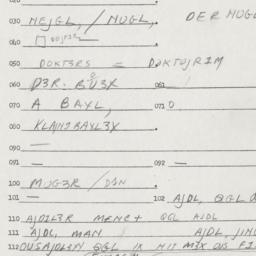 Eastern questionnaire, answ...