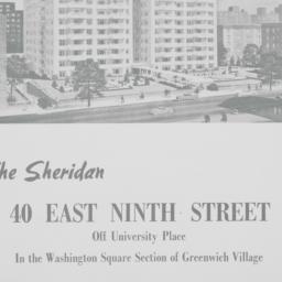The Sheridan, 40 E. 9 Street