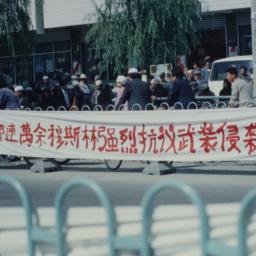 Muslims Protesting the Atta...