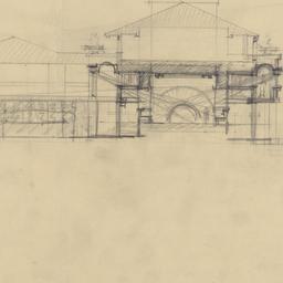 Longitudinal section sketch