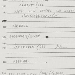 Eastern questionnaire, answ...