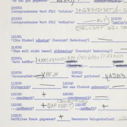 Western questionnaire, answ...