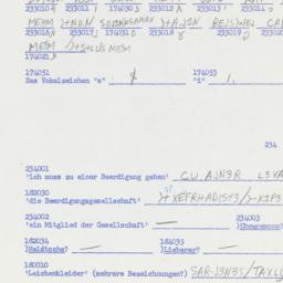 Western questionnaire, answ...