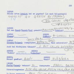Western questionnaire, answ...