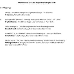 Schedule, City, seminar 459...