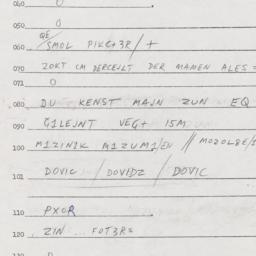 Eastern questionnaire, answ...