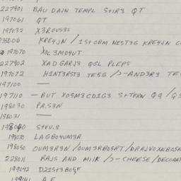 Western questionnaire, answ...