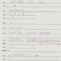 Eastern questionnaire, answ...