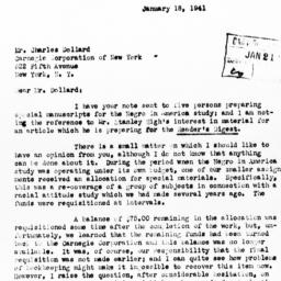 Letter from Charles S. John...