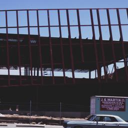 Construction view, metal fr...