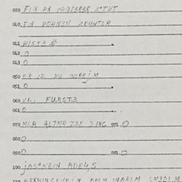 Eastern questionnaire, answ...