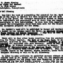 Letter from Frederick P. Ke...
