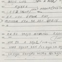 Eastern questionnaire, answ...
