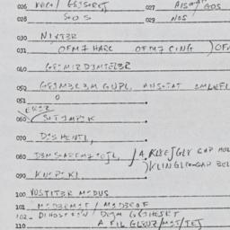 Eastern questionnaire, answ...