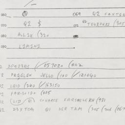 Eastern questionnaire, answ...