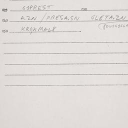 Eastern questionnaire, answ...