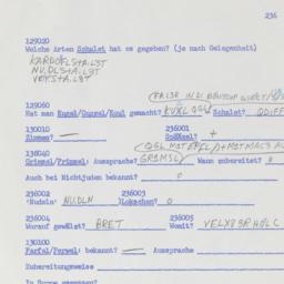Western questionnaire, answ...