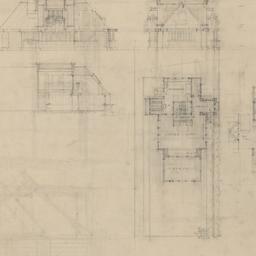 First, second floor plans, ...