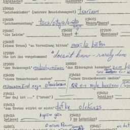 Western questionnaire, answ...