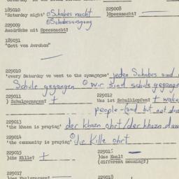 Western questionnaire, answ...