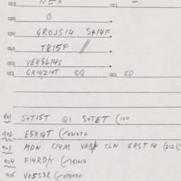 Eastern questionnaire, answ...