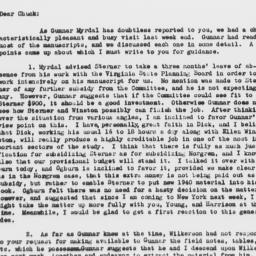 Letter from Samuel A. Stouf...