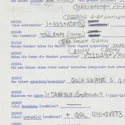 Western questionnaire, answ...