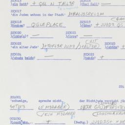 Western questionnaire, answ...