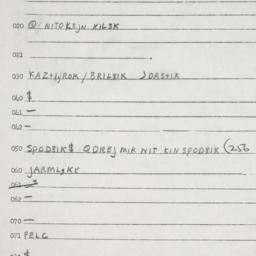 Eastern questionnaire, answ...