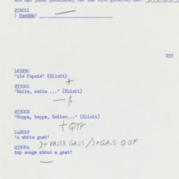 Western questionnaire, answ...