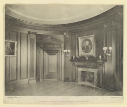 Committee-room: Building of the Massachusetts Historical Society, Boston, Mass. Wheelwright & Haven, Architects