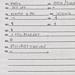 Eastern questionnaire, answ...