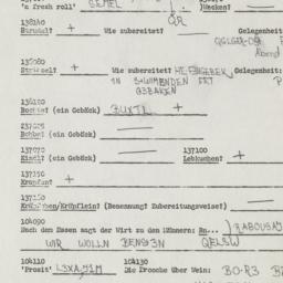 Western questionnaire, answ...