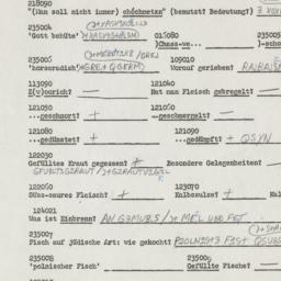 Western questionnaire, answ...