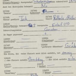 Western questionnaire, answ...