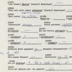 Western questionnaire, answ...